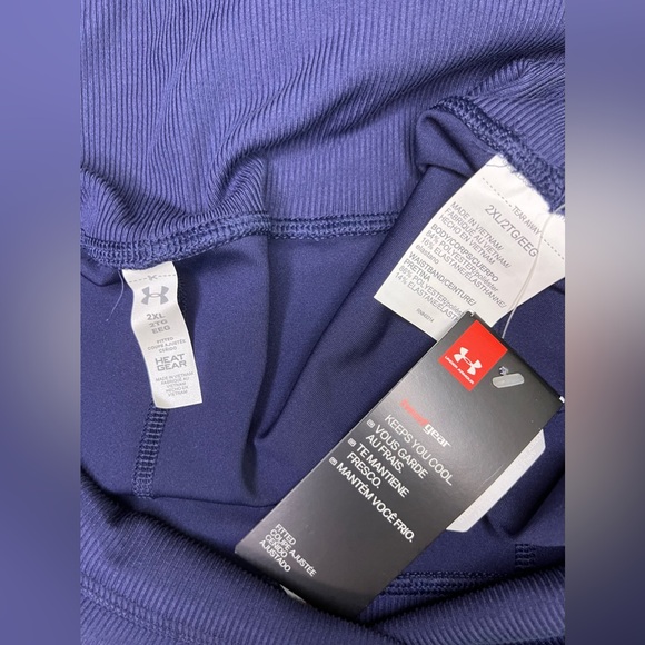 Under Armour leggings, 2XL , Navy Blue - Picture 4 of 5